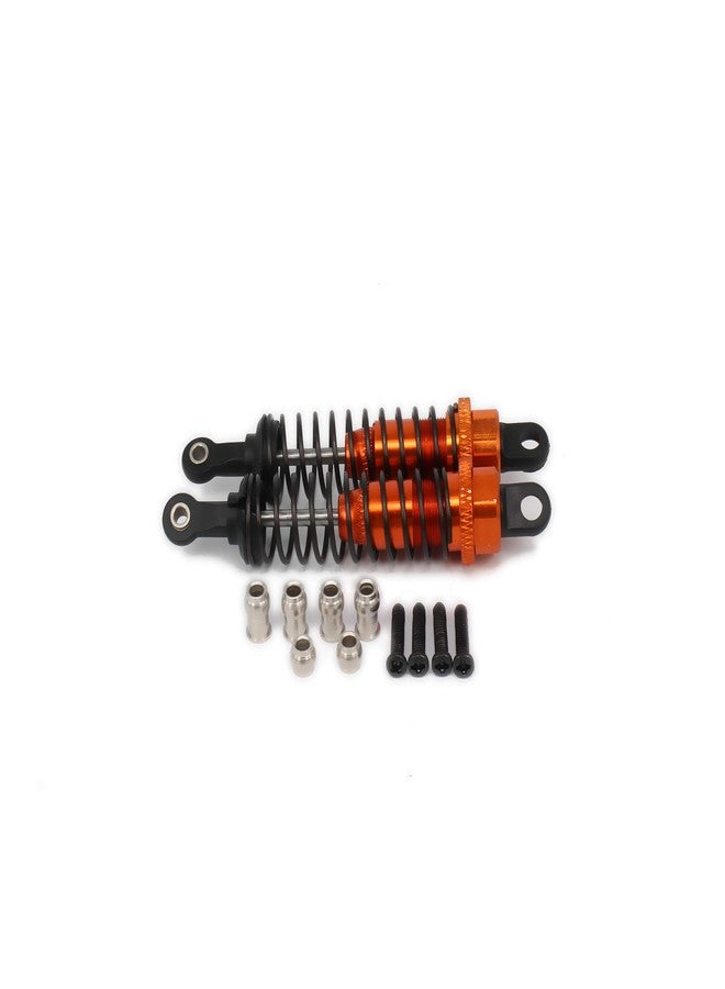 HobbyCrawler RC Adjustable Shocks Absorber Springs Set Upgrade Parts 70mm 1/16 Buggy Truck Off-Road HPI HSP Traxxas Losi Axial Tamiya Redcat Car(Orange) - Image 2